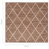 vidaXL Carpet Runner Light Brown 80x100 cm