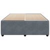 vidaXL Bed Frame without Mattress Dark Grey 140x190 cm Velvet