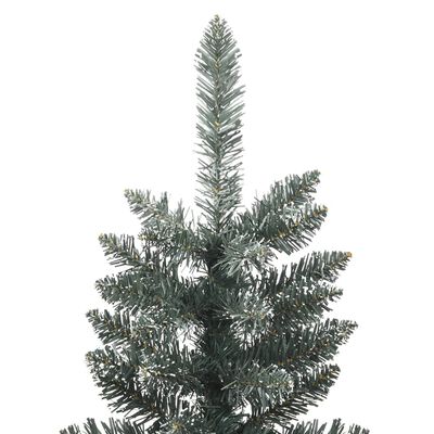 vidaXL Artificial Slim Christmas Tree with Stand Green 120 cm PVC