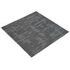 vidaXL Carpet Tile Charcoal Grey 50 x 50 cm 36 pcs PP and Bitumen