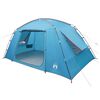 vidaXL Cabin Tent 6-Person Blue Polyester
