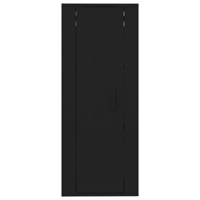 vidaXL Wall Mounted TV Cabinet Black 40x34,5x100 cm