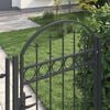 vidaXL Fence Gate Assen Grey 100 x 175 cm Powder-Coated Steel