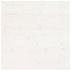 vidaXL Table Top White 70x70x2.5 cm Solid Wood Pine Square