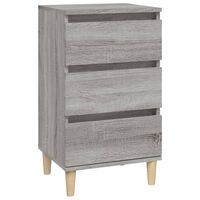 vidaXL Bedside Cabinet Grey Sonoma 40x35x70 cm Engineered Wood