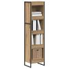 vidaXL Book Cabinet Artisian Oak 40 x 30 x 155 cm Engineered Wood