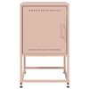 vidaXL Bedside Cabinet Pink 36x39x60.5 cm Steel