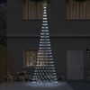 vidaXL LED Christmas Tree Cool White 160 x 160 x 500 cm Metal