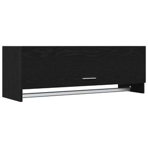 vidaXL Wardrobe Black Oak 100 x 32.5 x 35 cm Engineered Wood