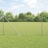vidaXL Fence with Posts Silver 1.2 x 10 m Steel