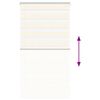 vidaXL Zebra Blind Marble Beige 85x100 cm Fabric Width 80.9 cm Polyester