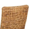 vidaXL Dining Chairs 6 pcs Abaca and Solid Mango Wood
