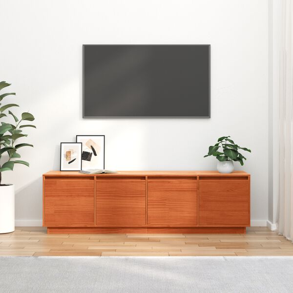 vidaXL TV Cabinet Brown 156 x 37 x 45 cm Engineered Wood