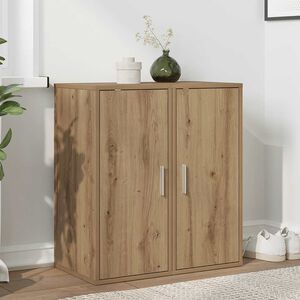 vidaXL Shoe Cabinets 2 pcs Artisan Oak 32x35x70 cm Engineered Wood