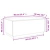 vidaXL Coffee Table with LED Lights White 90x50x40 cm