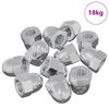 vidaXL Nut 9574 pcs Silver M6 x 10 mm Iron
