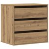 vidaXL Corner Chest of Drawers Artisian Oak 60x41x58cm Engineered Wood