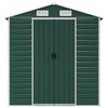 vidaXL Garden Shed Green 191x810x198 cm Galvanised Steel