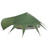 vidaXL Teepee Tent with Roof Green and Grey 502 x 502 x 297 cm