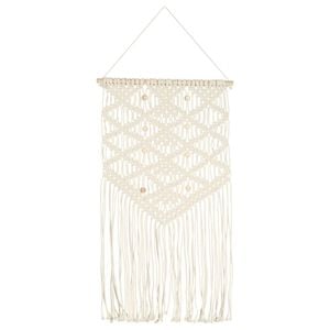 vidaXL Macrame Wall Hanger 40x80 cm Cotton