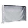 vidaXL Firewood Rack with Rain Cover 250x25x150 cm Galvanised steel