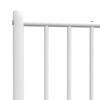 vidaXL Metal Replace Headboard White 107 cm