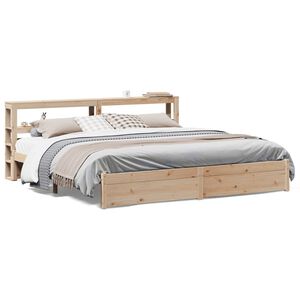 vidaXL Bed Frame with Headboard without Mattress 200x200 cm
