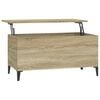 vidaXL Coffee Table Sonoma Oak 90x44,5x45 cm Engineered Wood