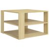 vidaXL Coffee Table Sonoma Oak 60x60x40 cm Engineered Wood