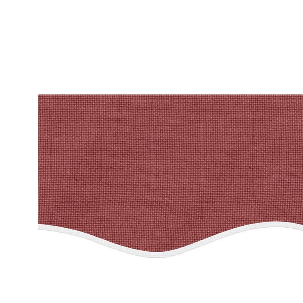 vidaXL Replacement Fabric for Awning Valance Burgundy Stripe 5 m