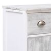 vidaXL Sideboard with 10 Drawers Grey 113x30x79 cm Wood