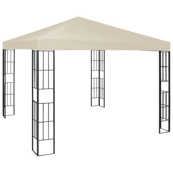 vidaXL Gazebo 3x3 m Cream