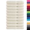 vidaXL Premium Towels SOLUND 10 pcs Cream 100x200 cm 600 gsm