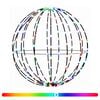 vidaXL Christmas Finial Light 96 LEDs RGB Diameter 30 x 32 cm