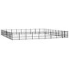 vidaXL Outdoor Dog Kennel Steel 76.21 m&sup2;