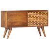 vidaXL Sideboard Honey Brown 88x24x50 cm Solid Mango Wood