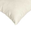 vidaXL Sofa Pillows 2 pcs Cream 70 x 50 cm Corduroy Fabric