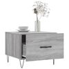 vidaXL Coffee Table Grey Sonoma 50x50x40 cm Engineered Wood