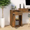 vidaXL Desk Cabinet Smoked Oak 33.5x50x75 cm Engineered Wood