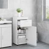 vidaXL Bathroom Cabinet Set with Drawer TULUM White 37 x 31.5 x 82 cm