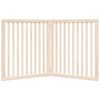 vidaXL Dog Gate Foldable 2 Panels 160 cm Poplar Wood