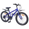 vidaXL Kids Bike 24'' 6-Speed for 8-12 Years Old Dark Blue
