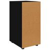vidaXL Storage Cabinet Black 40 x 48 x 81 cm Engineered Wood
