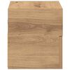 vidaXL Wall-mounted Bedside Cabinet Artisan Oak 45x26x28.5 cm