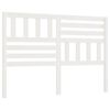 vidaXL Bed Headboard White 166x4x100 cm Solid Wood Pine