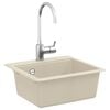 vidaXL Sink Beige 470 x 440 mm Granite