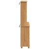 vidaXL Hutch ASKIM Honey Wax 91 x 40 x 200.5 cm Solid Pine Wood