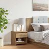 vidaXL Bedside Cabinet Artisan Oak 40x30x39 cm Engineered Wood