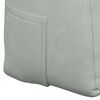 vidaXL Back Pillow Light Grey 200 x 24 x 50 cm Velvet