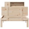 vidaXL Bookcase Bed without Mattress 90x200cm Solid Wood Pine